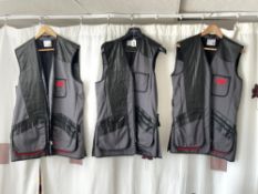 THREE SHOOTING WAISTCOATS BY GANTON