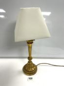 VINTAGE GILDED METAL TABLE LAMP 48CM