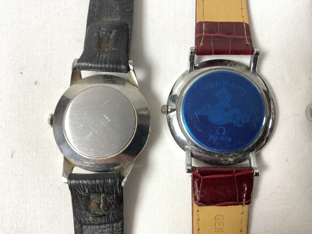 A UNIVERSAL GENTS AUTOMATIC WRIST WATCH [ NO WINDER ], A 1960s STEEL MOVADO GENTS WRISTWATCH, A - Image 6 of 12