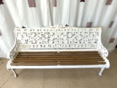 COALBROOKDALE CAST IRON BENCH LILY OF THE VALLEY (9195629)