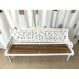 COALBROOKDALE CAST IRON BENCH LILY OF THE VALLEY (9195629)