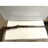 19TH CENTURY PERCUSSION CAP MUSKET RIFLE 116CM