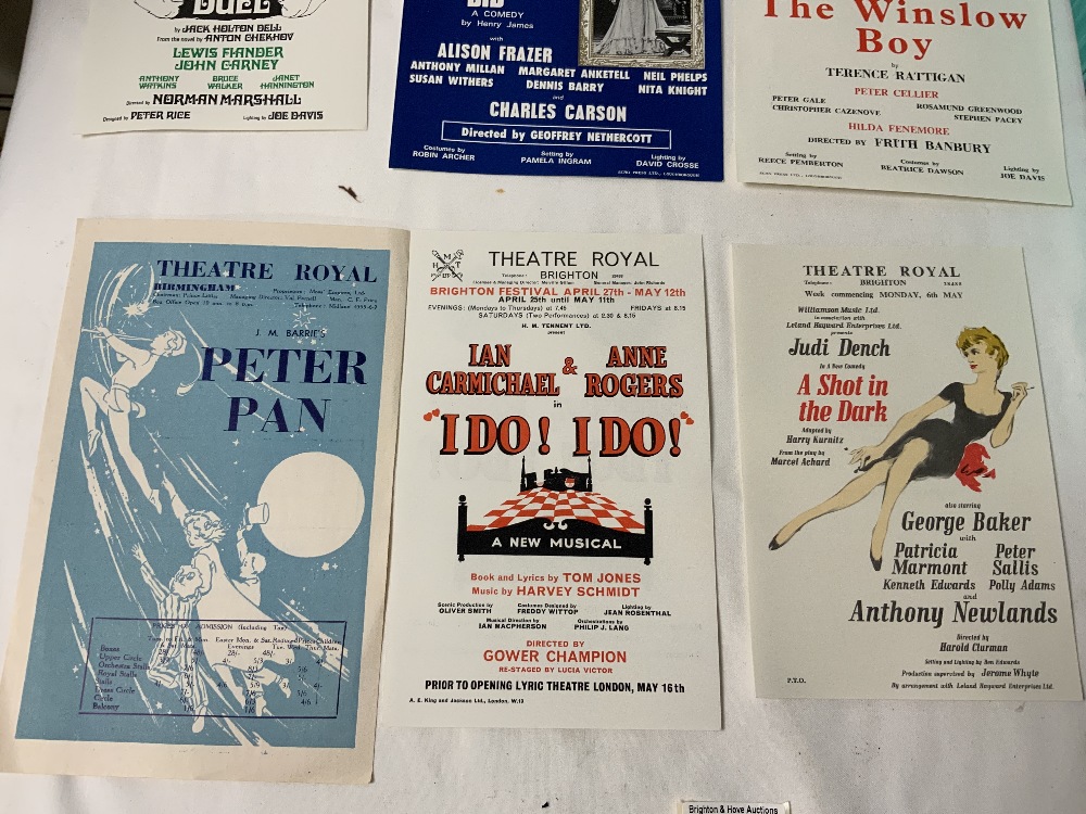 A QUANTITY OF 1960s THEATRE ROYAL BRIGHTON, PROGRAMMES, AND TICKETS AND LOBBY CARDS, IN VERY GOOD - Image 3 of 7