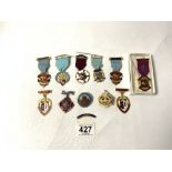 A QUANTITY OF MASONIC MEDALS.