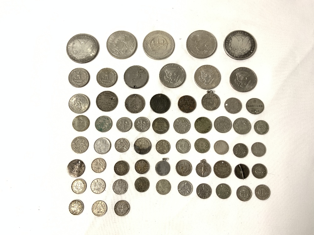 A QUANTITY OF MIXED COINS. - Image 4 of 9