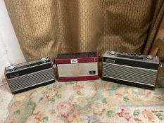 THREE VINTAGE ROBERTS RADIO'S R25,701 AND R606-MB