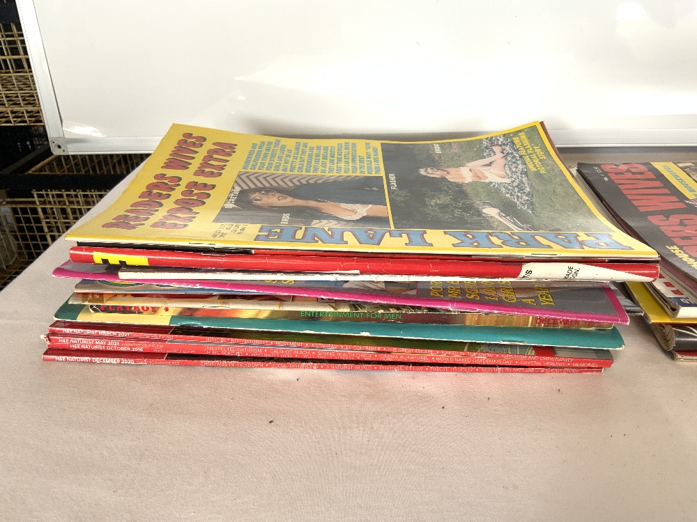 A QUANTITY OF ADULT GLAMOUR MAGAZINES. - Image 3 of 5