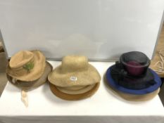 EIGHT LADIES HATS.