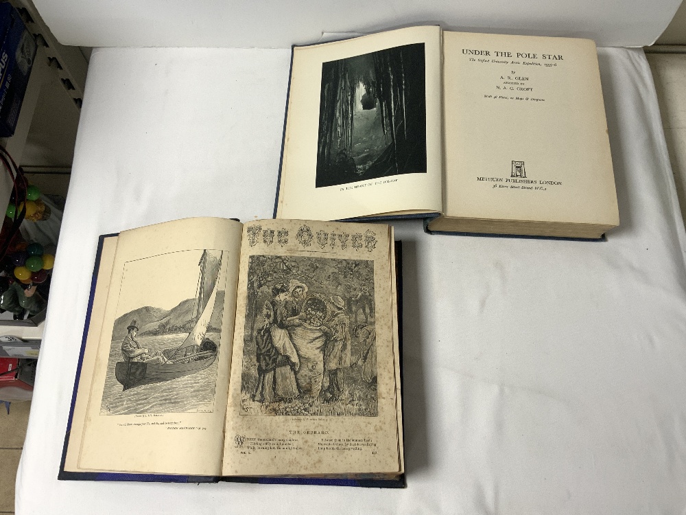 LEATHER BOUND VOLUME - THE QUIVER 1875, AND SIX OTHER BOOKS VARIOUS. - Image 4 of 7