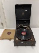 HIS MASTERS VOICE GRAMOPHONE ( REG 754452 ) INCLUDES 78S