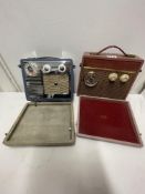 TWO VINTAGE RADIO'S MARCONI T82B AND PYE P114BQ BOTH 1950'S