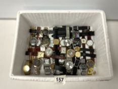A QUANTITY OF MODERN GENTS WRIST WATCHES, SEKONDA AND MORE.