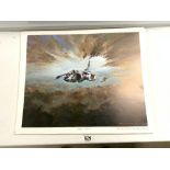 A QUANTITY OF UNFRAMED PRINTS OF - THE FALKLANDS HARRIER, TAKEN FROM ORIGINAL PICTURE BY - PETER