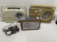 THREE BUSH RADIO'S TR82/97,CLASSIC AND TR130
