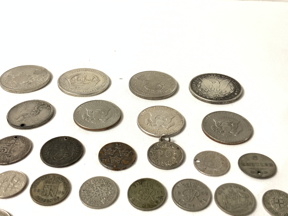A QUANTITY OF MIXED COINS. - Image 9 of 9