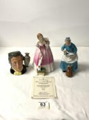 ROYAL DOULTON FIGURE - QUEEN VICTORIA HN 3125, LIMITED EDITION - 1221/5000(A/F), ROYAL DOULTON