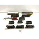 A TRIANG TOY ELECTRIC TRAIN, AND OTHER LOCOS"S AND TENDERS.