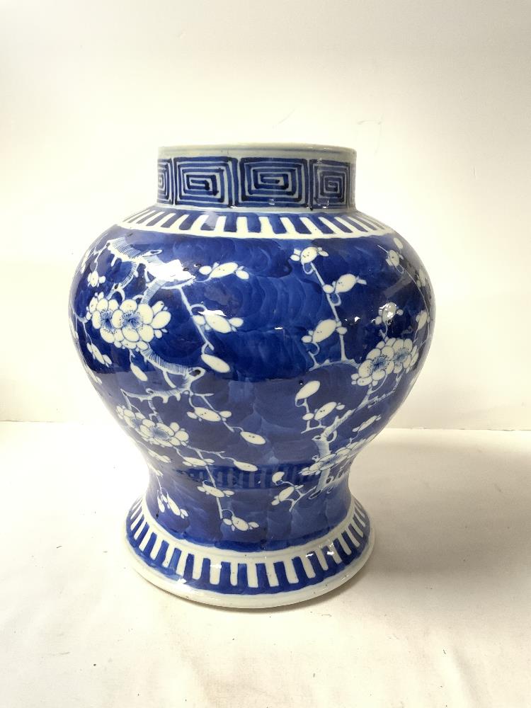 A NINETEENTH CENTURY ORIENTAL BLUE AND WHITE BLOSS - Image 3 of 5