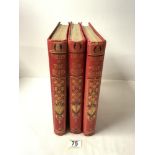 THE LIFE OF THE QUEEN - IN THREE VOLUMES, BY SARAH TYTLER, WITH ENGRAVED PLATES.