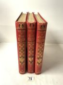 THE LIFE OF THE QUEEN - IN THREE VOLUMES, BY SARAH TYTLER, WITH ENGRAVED PLATES.