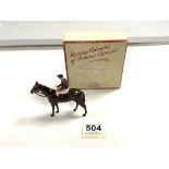 EARLY BOXED BRITAIN H.M.QUEEN ELIZABETH THE QUEEN MOTHER HORSE LEAD FIGURES