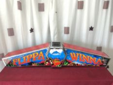 A CROMPTONS LEISURE MACHINES LTD - LIGHT UP DISPLAY, " FLIPPA WINNA " IN WORKING ORDER.