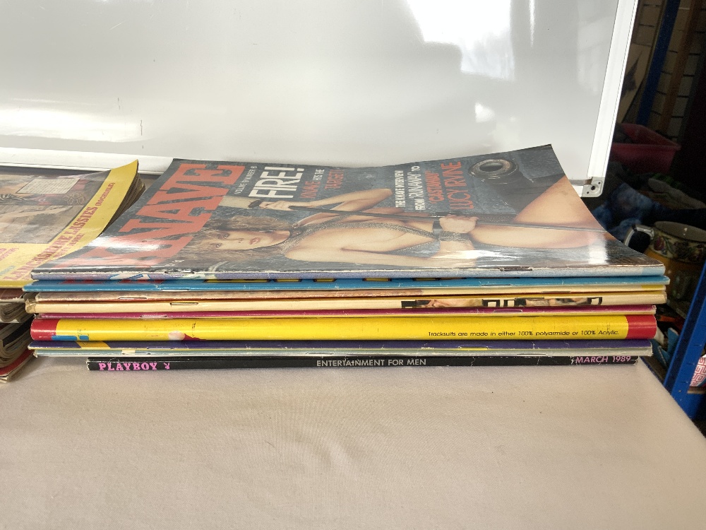 A QUANTITY OF ADULT GLAMOUR MAGAZINES. - Image 5 of 5