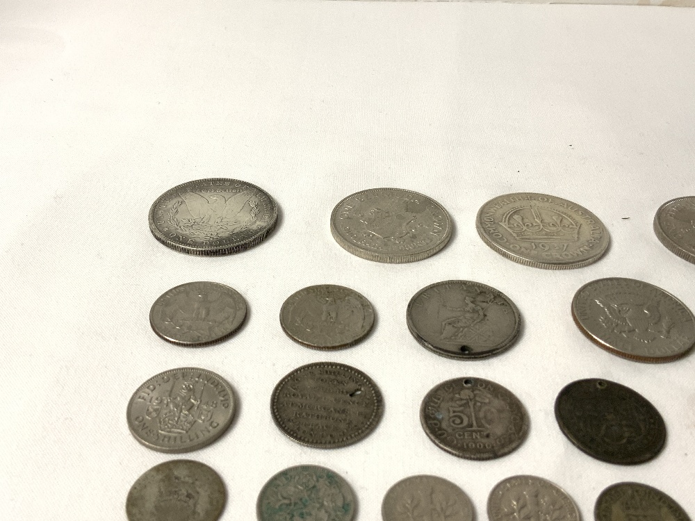 A QUANTITY OF MIXED COINS. - Image 8 of 9