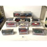 DINKY COLLECTION OF CLASSIC SPORTS CARS SERIES 1 AND II, AND 8 OTHER DINKY CLASSIC BOXED CLASSIC