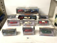 DINKY COLLECTION OF CLASSIC SPORTS CARS SERIES 1 AND II, AND 8 OTHER DINKY CLASSIC BOXED CLASSIC