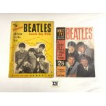 MEET THE BEATLES - STAR SPECIAL NUMBER TWELVE MAGAZINE. AND ANOTHER SOUVENIER SONG ALBUM.