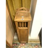 A FRENCH BREAD BAGUETTE CUPBOARD, 27X98 CMS.