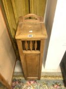 A FRENCH BREAD BAGUETTE CUPBOARD, 27X98 CMS.