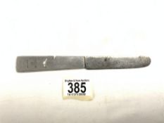 1943 GERMAN MILITARY KNIFE BY W.A.L 19CM
