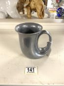 VINTAGE RWP PEWTER FRENCH HORN SHAPED BEER MUG - MADE IN USA.