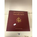 ALBUM OF COMMEMORATIVE FIRST DAY COVERS FOR POPE JOHN PAUL II.