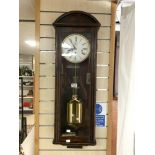 VIENNA REGULATER WALL CLOCK WITH ENAMEL DIAL, [ DIAL AF ]