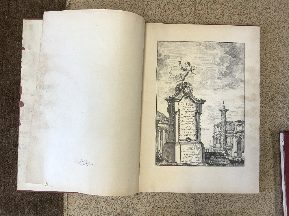 TWO LARGE BOOKS - WILLIAM KENT DESIGNS OF INIGO JONES, GREGG PRESS WITH ENGRAVINGS , AND OPERA AND - Image 6 of 12