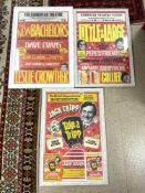 TWO POSTERS EASTBOURNE CONGRESS THEATRE - LITTLE & LARGE ", THE NEW BACHELORS, AND THE ROYAL