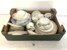 ROYAL DOULTON CLAUDIA PATTERN PLATES, ROYAL WORCESTER AND OTHER.