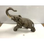 LARGE CERAMIC MODEL OF AN ELEPHANT 65 X 46CM