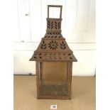 VINTAGE COPPER LANTERN FROM MEXICO 65CM
