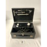 A VINTAGE HIGH FREQUENCY MEDICAL GENERATOR MACHINE.