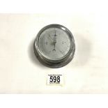 SMALL CHROME BAROMETER BY MARPRO 10CM