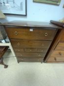 STAGG CHEST OF SEVEN DRAWERS 82 X 47 X 112CM