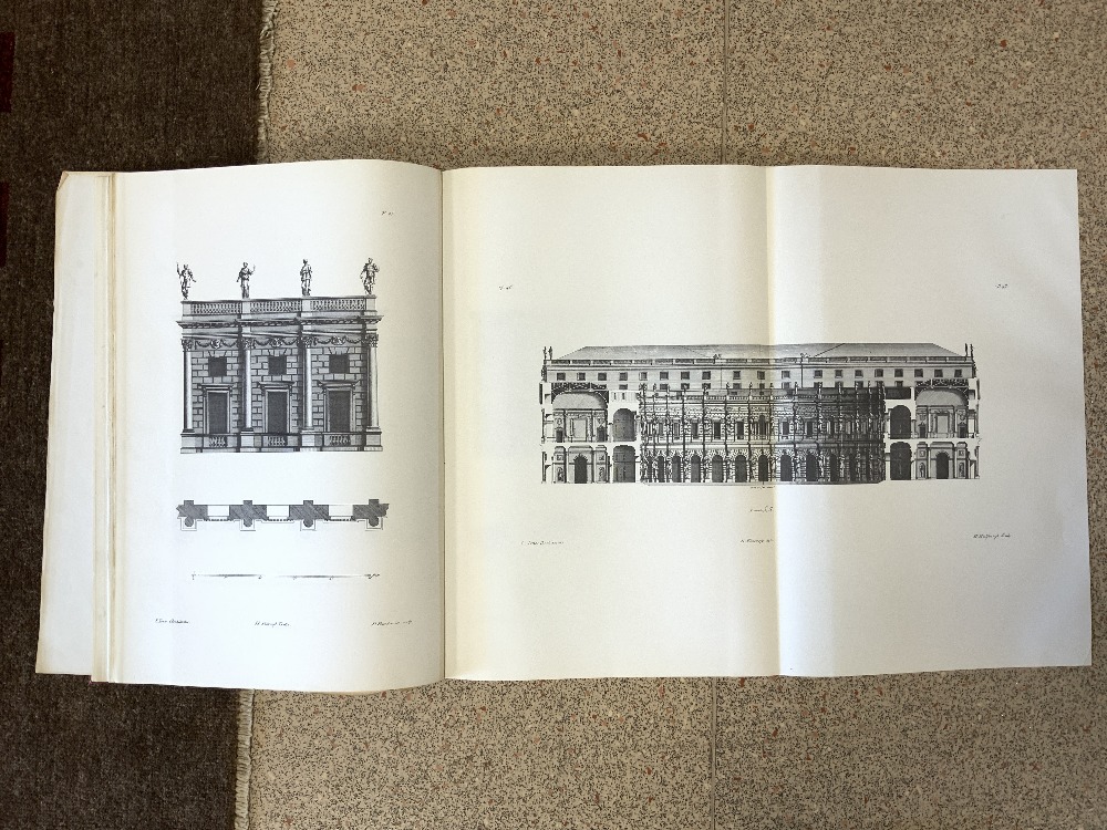 TWO LARGE BOOKS - WILLIAM KENT DESIGNS OF INIGO JONES, GREGG PRESS WITH ENGRAVINGS , AND OPERA AND - Image 5 of 12