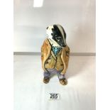 A WIND IN THE WILLOWS BADGER FIGURE - BY DAVID SHARP POTTERY RYE, 24 CMS.