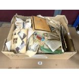 A LARGE QUANTITY OF UNFRAMED ANTIQUE PHOTOGRAPHS AND PRINTS AND OTHER EPHEMERA.