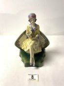 A KEVIN FRANCIS CERAMIC MODEL OF CHARLOTTE RHEAD, MODELLED BY ANDY MOSS, PRODUCED BY PEGGY DAVIS