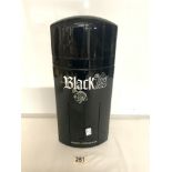 A FACTICE/DUMMY BOTTLE - PACO ROBANNE BLACK XS, 36 CMS.